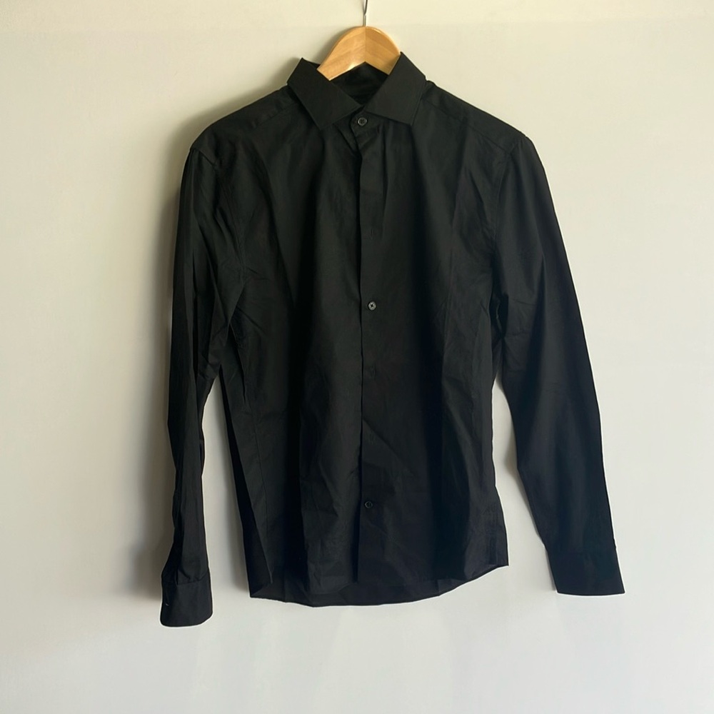 H&M Men's Black Dress Shirt